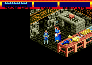 Light Crusader screenshot 5 for Sega Mega Drive